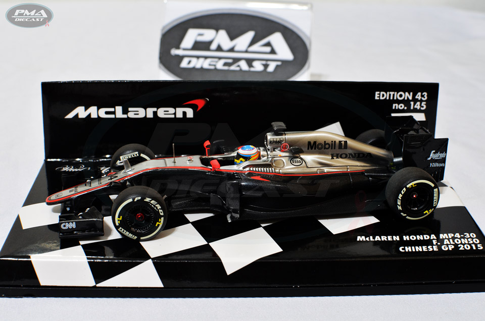 FERNANDO ALONSO 2015 MCLAREN MP4-30 1:43